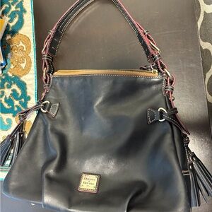 Dooney & Bourke Black Leather Shoulder Bag